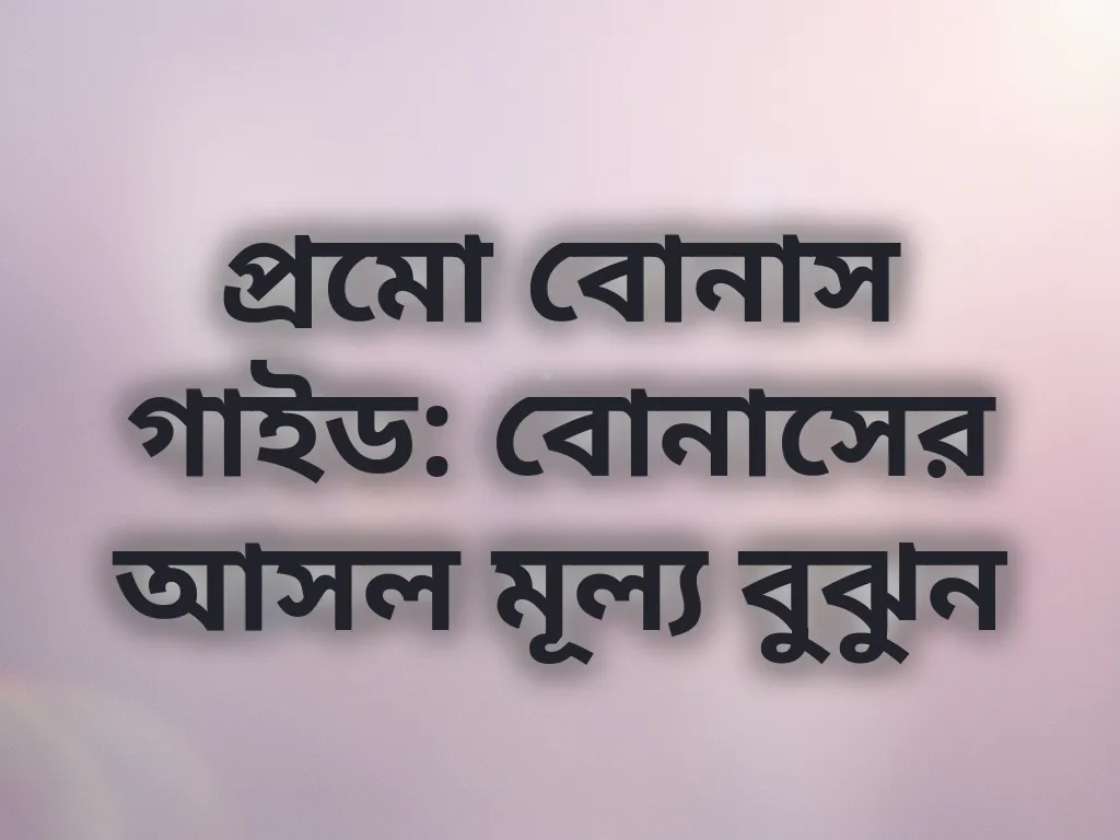 বোনাস গাইড